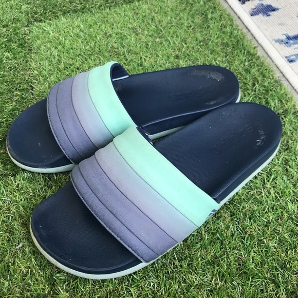 adidas womens cloudfoam slides